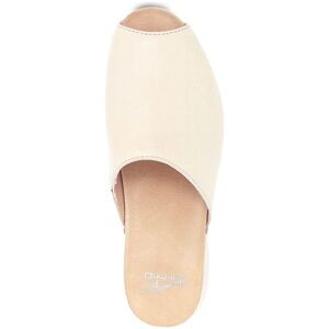 Dansko Ravyn Leather Sandal Slide Slip On Ivory Size EU 36, US 5.5-6.0